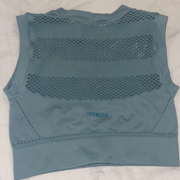 Ivy park Blue Workout Crop Top - Picture 2 of 4